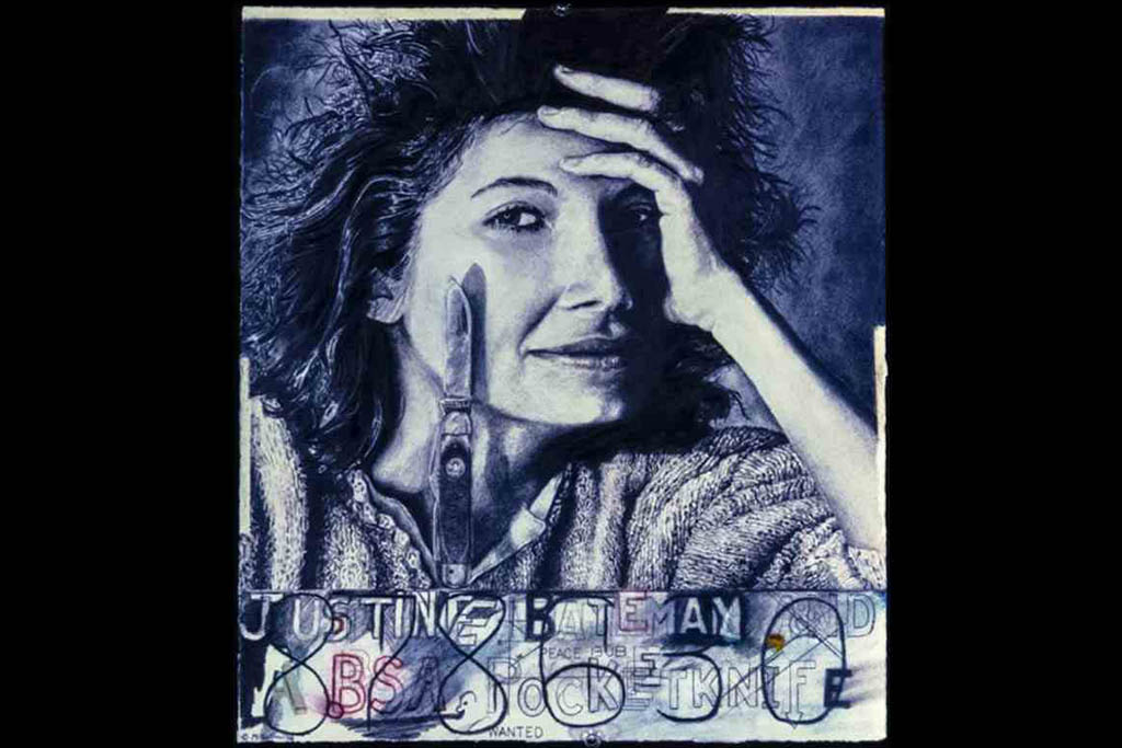 Justine Bateman and a BSA Pocket Knife
